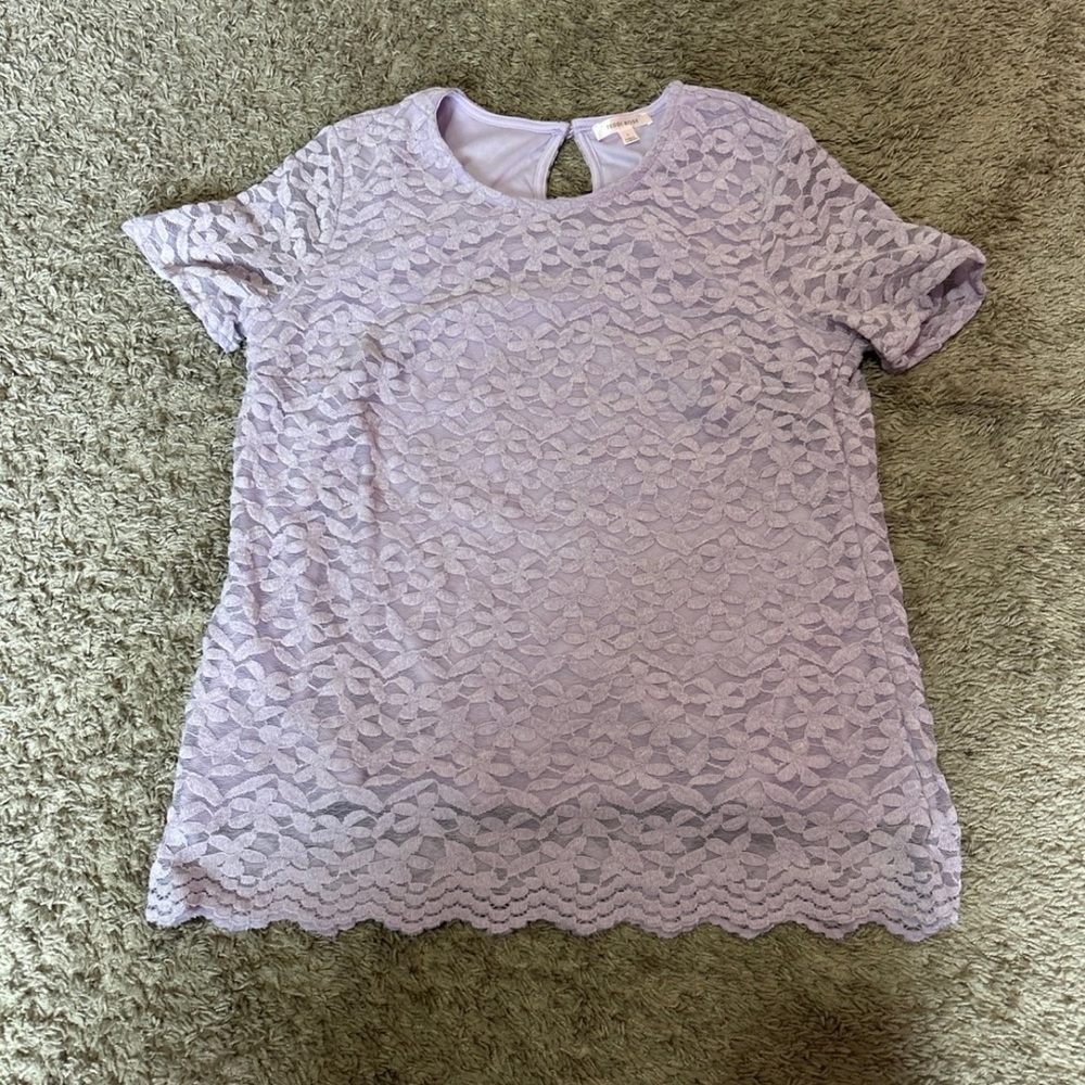 Lavender Lace Women's Top